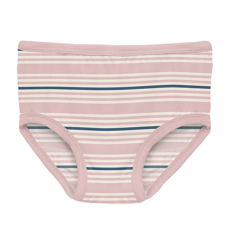 Kickee Pants Girl's Bamboo Underwear - Flotsam Stripe – Baby Riddle