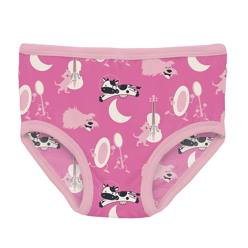  KicKee Pants Printed Girls Underwear, Set of 3