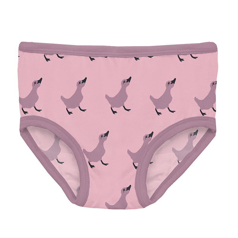 Kickee Pants Print Underwear - Macaroon Floral Vines – Chicken Little Shop
