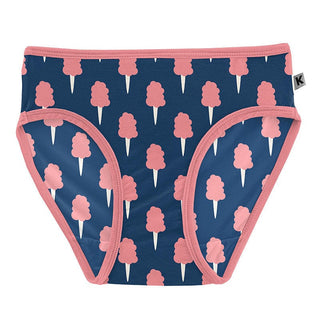 Girl's Print Underwear - Navy Cotton Candy Toddler Underwear