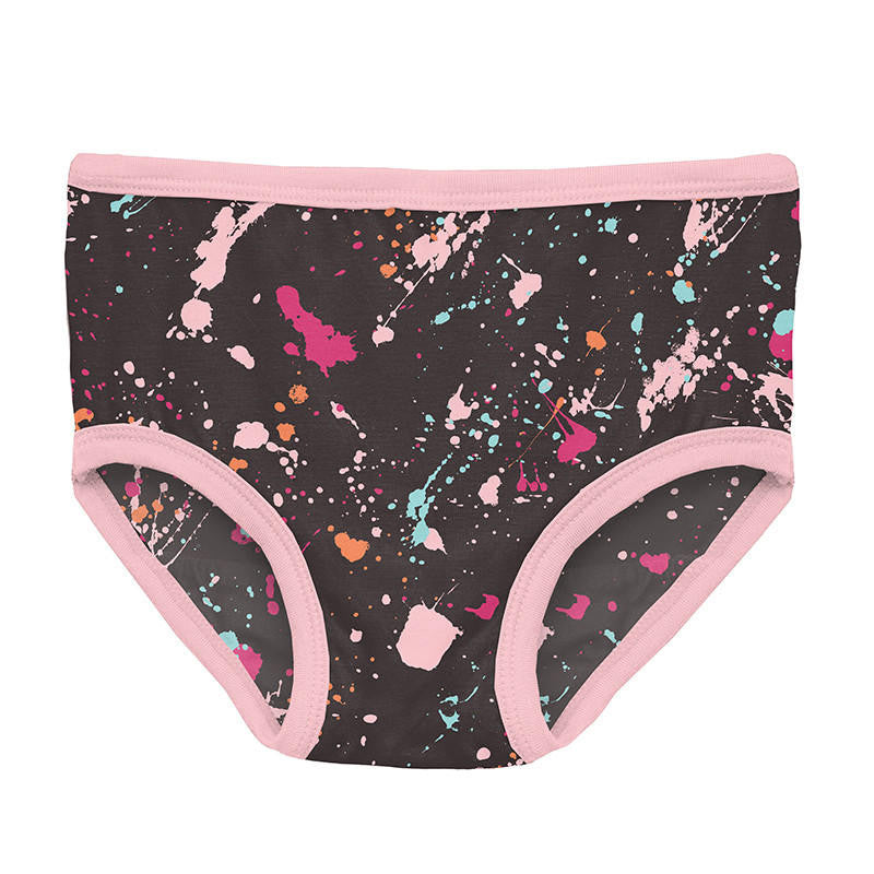 Kickee Pants Bamboo Girls Underwear - Calypso Pretzel Pup