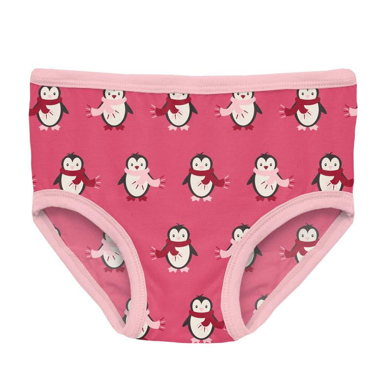 Girl's Print Bamboo Underwear - Baby Rose Happy Gumdrops