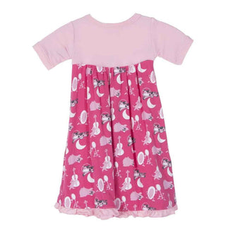 Girls Short Sleeve Swing Dress, Winter Rose Hey Diddle Diddle Baby & Toddler Dresses