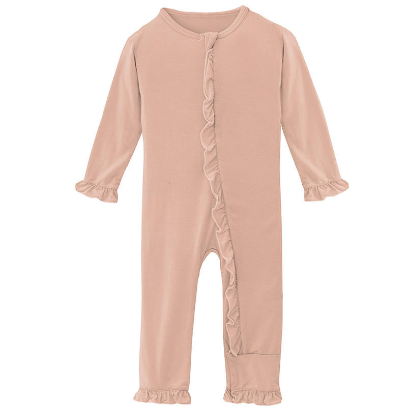 KicKee Pants Peach Blossom Music Class Coverall with Zipper