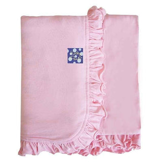 Girls Stroller Ruffle Blanket, Lotus Swaddling & Receiving Blankets