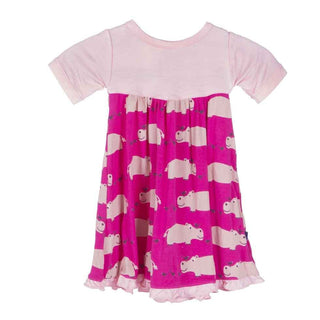 Girls Swing Dress, Calypso Hippo Baby & Toddler Dresses