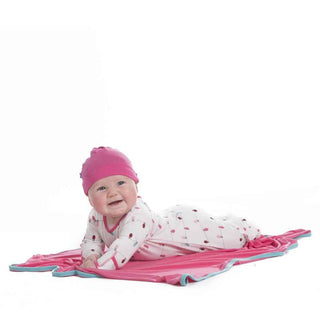 KicKee Pants-The Perfect Box-Layette Gown Hat Set and Swaddle Blanket Swaddling Blankets