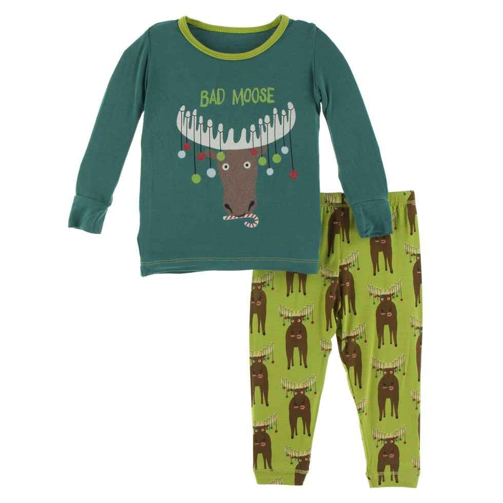 Christmas Bamboo Pajama Set Meadow Bad Moose