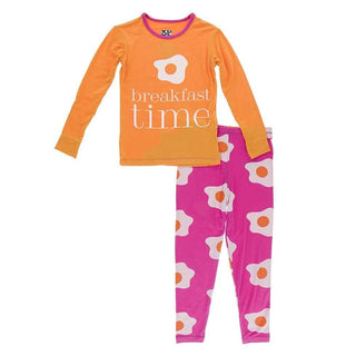 Long Sleeve Piece Print Pajama Set - Calypso Eggs Baby & Toddler Sleepwear