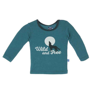 Long Sleeve Piece Tee, Wild and Free Baby & Toddler Tops