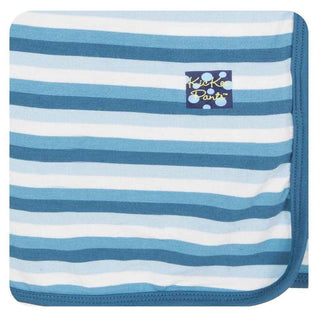 Newborn Swaddling Blanket- Boy Salty Seas Stripe Swaddling Blankets