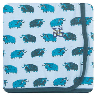 Newborn Swaddling Blanket- Pond Musk Ox Swaddling Blankets