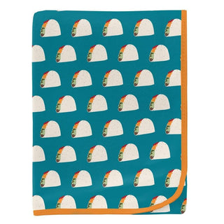 Print Bamboo Swaddling Blanket - Seagrass Tacos Swaddling Blankets