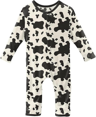 Print Coverall with Snaps - Cow Print Baby & Toddler Sleepwear