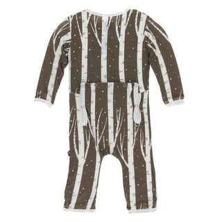 Print Coverall with Zipper - Falcon Snow Baby & Toddler Sleepwear