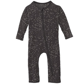 KicKee Pants Print Coverall with Zipper - Midnight Constellations