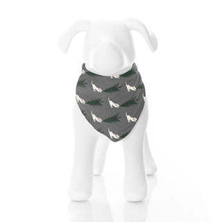 Print Dog Bandana - Pewter Christmas Tree Drag Dog Apparel