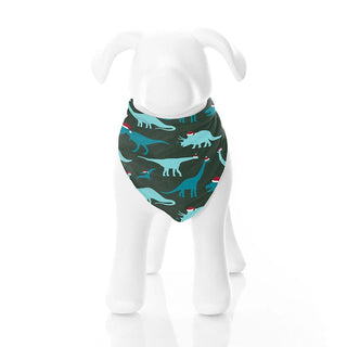 Print Dog Bandana - Santa Dinos Dog Apparel