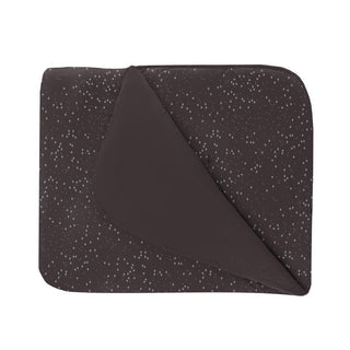 Print Bamboo Fluffle Toddler Blanket - Midnight Foil Constellations Swaddling & Receiving Blankets