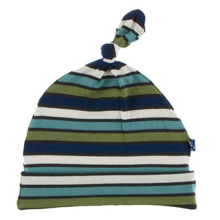 Print Knot Hat - Botany Grasshopper Stripe Baby & Toddler Hats