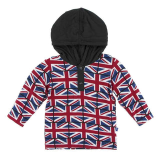 Print Long Sleeve Hoodie Tee - Union Jack Baby & Toddler Outerwear