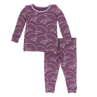 Print Long Sleeve Pajama Set - Shell Fossils Baby & Toddler Sleepwear