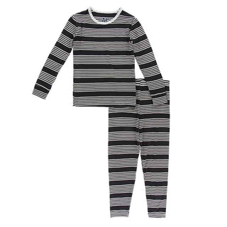 Print Long Sleeve Pajama Set - Zebra Agriculture Stripe Baby & Toddler Sleepwear