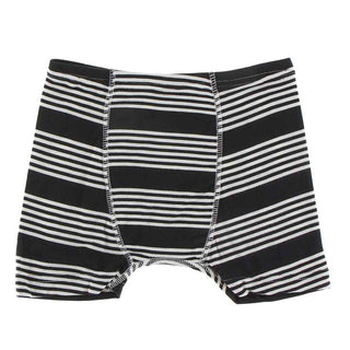 KicKee Pants Print Single Boxer Brief - Zebra Agriculture Stripe