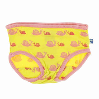 Print Single Underwear - Banana Snails Toddler Underwear