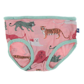 Print Single Underwear - Strawberry Big Cats Toddler Underwear