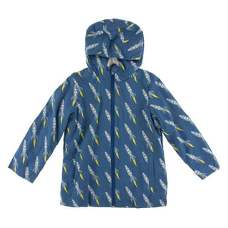 Print Terry-Lined Raincoat - Twilight Rockets Baby & Toddler Outerwear