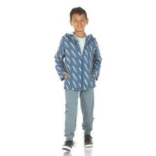 Print Terry-Lined Raincoat - Twilight Rockets Baby & Toddler Outerwear