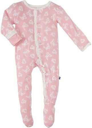 Ruffle Footie Pajama - Lotus Butterfly Baby & Toddler Sleepwear