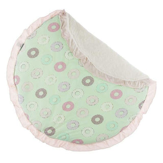 Sherpa-Lined Ruffle Fluffle Playmat - Pistachio Donuts Play Mats