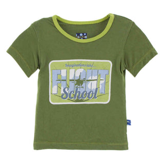 Short Sleeve Piece Print Tee, Flight School Baby & Toddler Tops