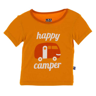 Short Sleeve Piece Print Tee, Happy Camper Baby & Toddler Tops