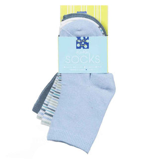 Sock Set (Set of 3), Dusty Sky, Boy Desert Stripe & Pond Baby & Toddler Clothing Accessories