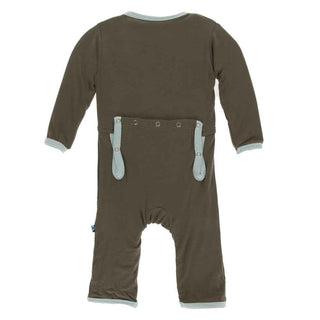 Solid Coverall with Zipper - Falcon with Spring Sky Baby & Toddler Sleepwear