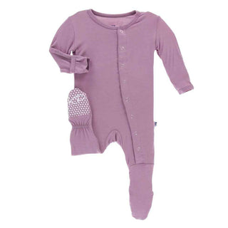 Solid Footie with Snaps EH - Pegasus Baby & Toddler Sleepwear