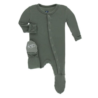 Solid Footie with Snaps - Succulent Baby & Toddler Sleepwear