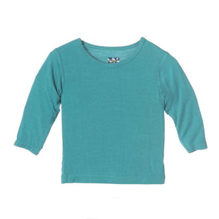 Solid Long Sleeve Tee, Lagoon Baby & Toddler Tops