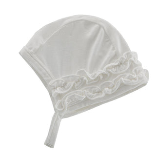 Solid Ruffle Bonnet - Natural Baby & Toddler Hats