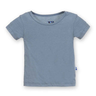 Solid Short Sleeve Tee, Dusty Sky Baby & Toddler Tops