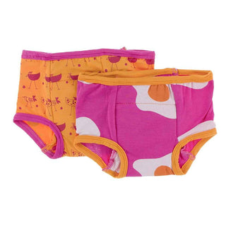 Training Pants Set - Apricot Chickens & Calypso Eggs Potty Training