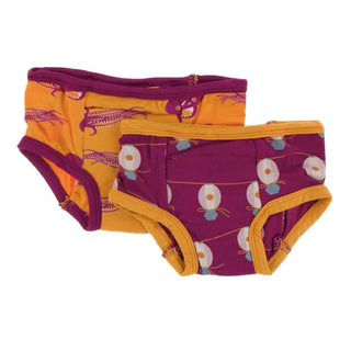 Training Pants Set - Apricot Octopus and Dragonfruit Lantern Festival Potty Training