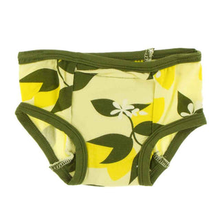 Training Pants Set - Lime Blossom Stellini and Lime Blossom Lemon Tree Potty Training