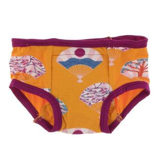 Training Pants Set - Lotus Origami Crane and Apricot Fans Potty Training