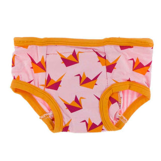 Training Pants Set - Lotus Origami Crane and Apricot Fans Potty Training