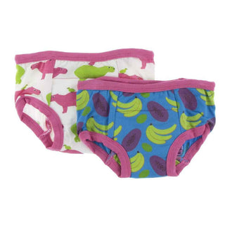 Training Pants Set, Natural Capybara and Tropical Fruit Potty Training