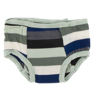 Training Pants Set - Natural Forest Animals & Zoology Stripe Potty Training